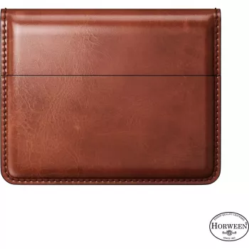 Nomad Card Wallet Plus cuir Horween Olde Dublin