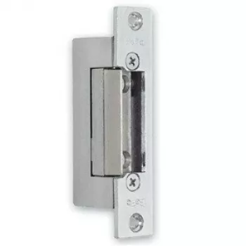Gâche électrique 2N 11211MB, blocage mécanique, 12V DC, 230mA, faible consommation, gris métallique