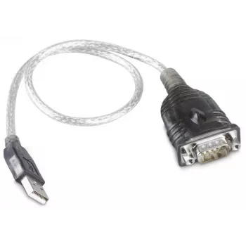 Câble convertisseur RS232 vers USB avec chipset Prolific PL2303, 0,8 m, noir