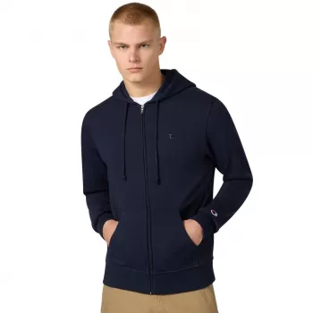 Sweat à capuche zippé homme Champion bleu marine BS501 taille M