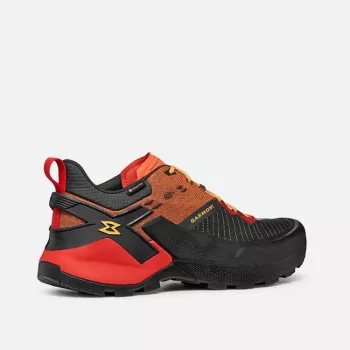 Chaussures de randonnée Garmont 9.81 Onyx GTX pour homme - Raven Black/Firecracker Orange