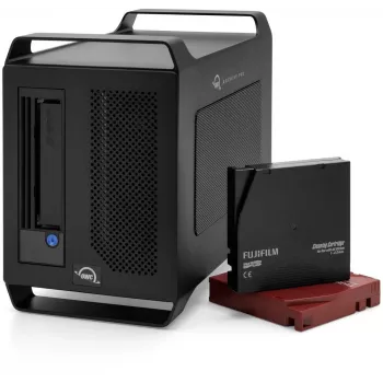 OWC Archive Pro LTO-9 Thunderbolt Tape Drive, 18 TB Native / 45 TB Compressed (OWCTBLTMP90000H)