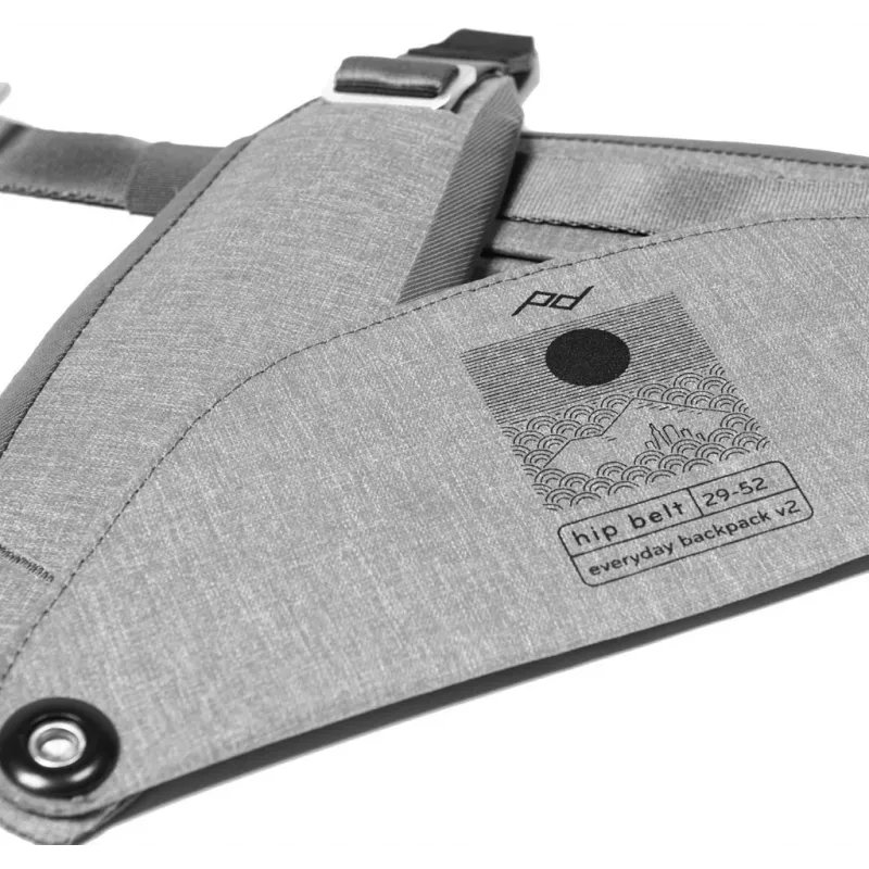 Ceinture de hanche Peak Design Everyday Hip Belt v2, 29-52 in, Ash (BEDHB-52-AS-2)