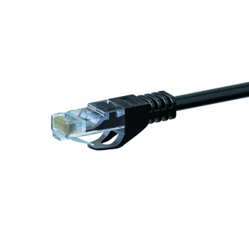 Câble réseau patch DSIT CAT5e U/UTP, 15 m, noir, 100 % cuivre (DC-50-150)