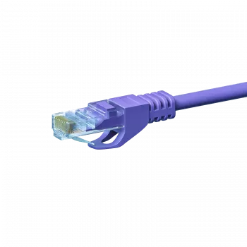 Câble réseau patch DSIT CAT 5e U/UTP, 20 m, violet, CCA, RJ45