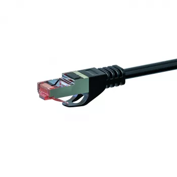 Câble réseau patch DSIT CAT 6 S/FTP LSOH, 20 m, noir