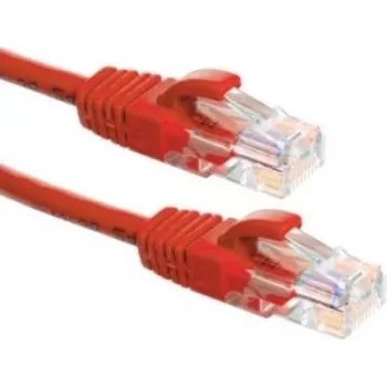 Câble réseau DSIT CAT6a 100% cuivre - U/UTP - 0,50 mètre - rouge (DC-U6A5-005)