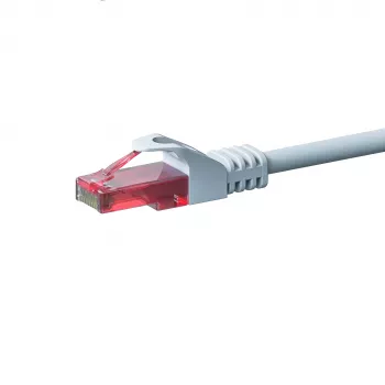 Câble patch Gigabit Ethernet DSIT CAT6 U/UTP, 0,15 m, blanc, 100 % cuivre, RJ45, 250 MHz, gaine PVC