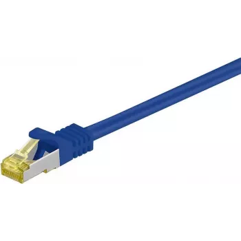 Câble réseau DSIT RJ45 S/FTP (PiMF) Cat.7, bleu, 50 m