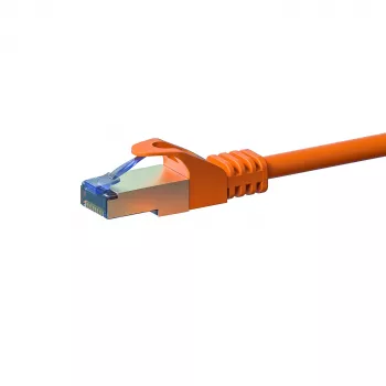 Câble réseau DSIT CAT 6a LSOH - S/FTP - 30 mètres - orange (DC-6A6-300)