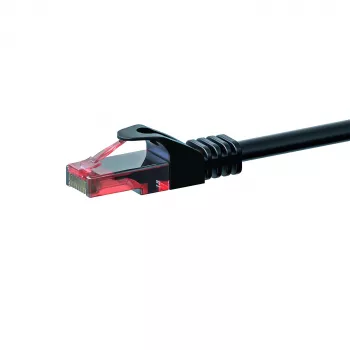 Câble réseau DSIT CAT6 U/UTP, 50 m, noir, 100 % cuivre (DC-60-500)