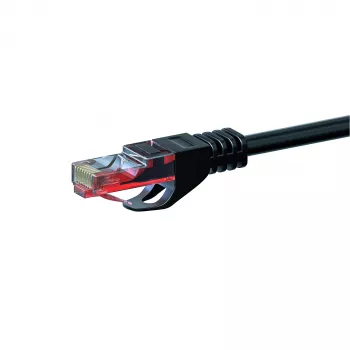 Câble réseau DSIT CAT6 U/UTP, 50 m, noir, 100 % cuivre (DC-60-500)