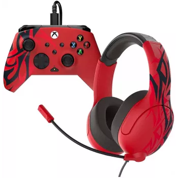 Pack manette et casque Turtle Beach Airlite & Rematch pour Xbox, Spirit Red (TBC-2201-65)