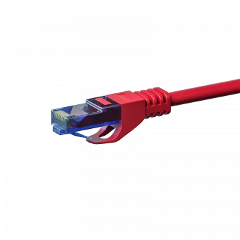 Câble de raccordement DSIT UTP CAT6a 0,25 m rouge 100 % cuivre (DC-U6A5-002)