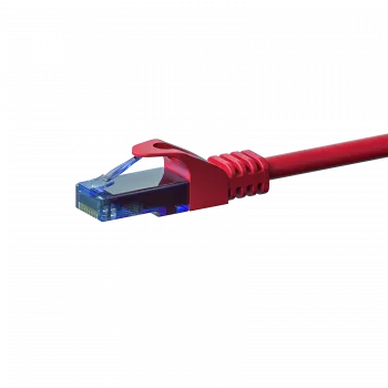 Câble de raccordement DSIT UTP CAT6a 0,25 m rouge 100 % cuivre (DC-U6A5-002)