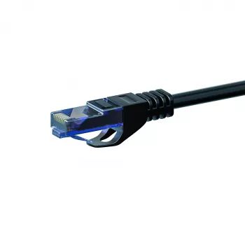 Câble réseau DSIT CAT6a 100 % cuivre - U/UTP - 15 mètres - noir (DC-U6A0-150)