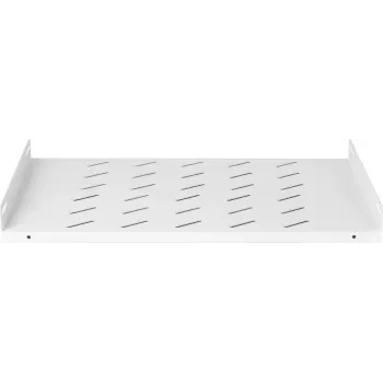 Étagère fixe 1U DSIT pour armoires murales de 600 mm de profondeur, blanche