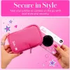 Étui souple Kodak x Barbie avec fermeture éclair et bandoulière pour Printomatic et Step Slim, rose (RODBCMPK)