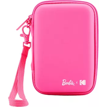 Étui de protection EVA Kodak x Barbie avec sangle amovible et poche filet pour Printomatic et Step Slim, rose (RODBCEPK)