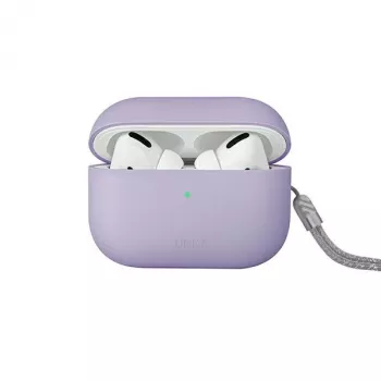 Coque en silicone UNIQ Lino pour AirPods Pro 2e génération - Lilas lavande