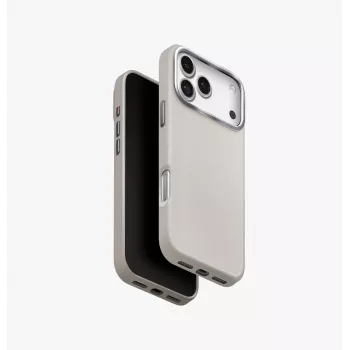 Coque de charge UNIQ Lyden MagClick pour iPhone 17 Pro Max - Argile