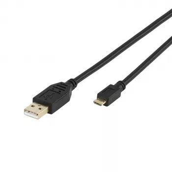 Câble Vivanco VVITUSBAMICB10MK USB 2.0 Type-A vers Micro-B, 1 m, noir