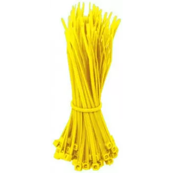 Serre-câble DSIT 280mm jaune lot de 100 (kb_280mm_geel)