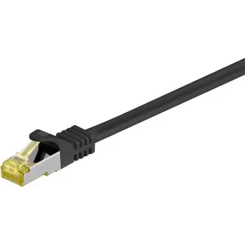 Câble réseau DSIT RJ45 S/FTP (PiMF) avec câble brut Cat.7, noir, 15 m (DC-70-150)
