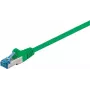 Câble patch DSIT CAT 6a S/FTP LSOH, 0,25 m, vert