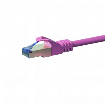 Câble patch réseau DSIT CAT 6a LSOH S/FTP 1,5 m rose