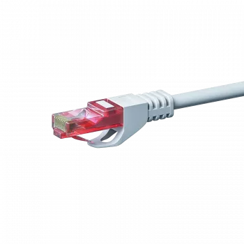 Câble patch Ethernet DSIT CAT6 U/UTP, 0,25 m, blanc, 100% cuivre