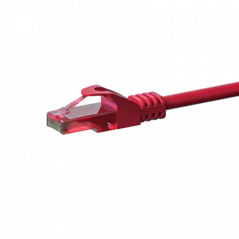 Câble réseau DSIT CAT6 100 % cuivre - U/UTP - 10 mètres - rouge (DC-65-100)