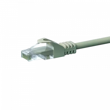 Câble réseau patch DSIT CAT5e U/UTP, 1 m, gris, 100 % cuivre, RJ45, Gigabit Ethernet
