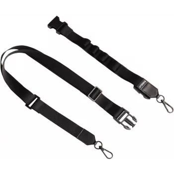Sangle bandoulière OtterBox 2 en 1 avec fixation pour lanière - noire
