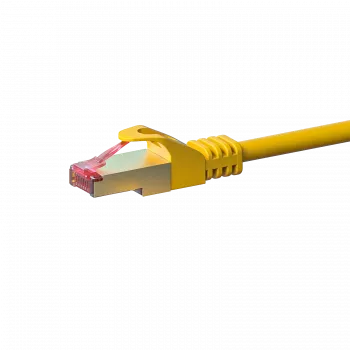 Câble de raccordement réseau DSIT CAT 6 S/FTP LSOH, 3 m, jaune (DC-S67-030)