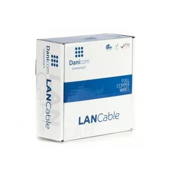 Câble réseau souple DSIT DANICOM CAT5E FTP 100m PVC (Fca) - DC-FTP5E-100-FCA