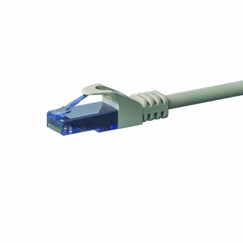 Câble réseau DSIT CAT6a 100 % cuivre U/UTP 0,15 m gris