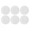 Ensemble de 6 assiettes à salade Ducale LA PORCELLANA BIANCA - blanc, 20 cm