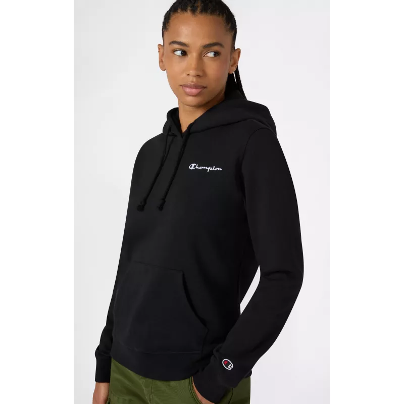 Sweat à capuche Champion femme noir L