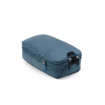Peak Design Packing Cube Small - Ocean Blue, 4,5 L compressé / 9 L étendu, résistant aux intempéries, tissu Bluesign