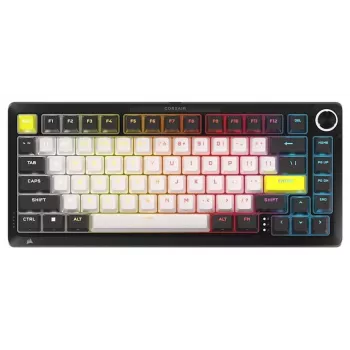 Clavier gaming à effet Hall CORSAIR MAKR PRO 75, boîtier aluminium, taux d'interrogation 8000 Hz, Carbon (CH-91CE21G-NA)