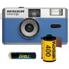 Appareil photo argentique 35 mm Novocolor Swiss+Go, bleu (SWI401610)