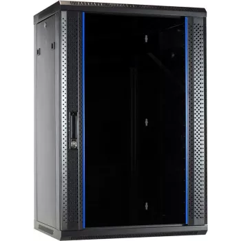 Armoire serveur murale DSIT 18U avec porte vitrée 600x450x900 mm (DS6418)
