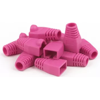Protège-connecteurs RJ45 DSIT DANICOM rose, lot de 10