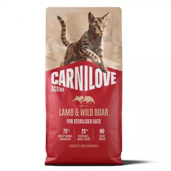 Carnilove Active chat agneau & sanglier stérilisé 6kg