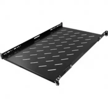 DSIT DS-FO96 Étagère fixe universelle 19 pouces 1U, profondeur réglable 710-950 mm, noir