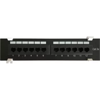 DSIT Panneau de brassage mural CAT 5e 12 ports UTP