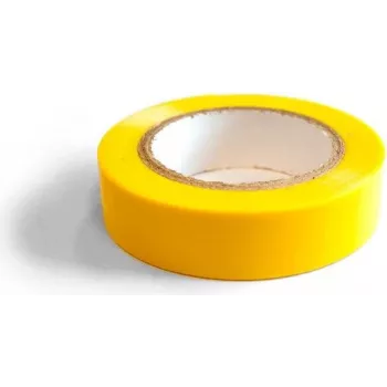 Ruban isolant PVC auto-adhésif DSIT DC-Tape-Yellow 10 m x 19 mm jaune