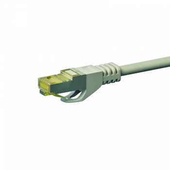 DSIT Câble réseau de brassage Cat.7 S/FTP PiMF RJ45, gris, 0,25 m