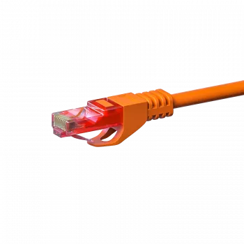 Câble réseau DSIT CAT6, U/UTP, 50 mètres, orange, 100 % cuivre (DC-66-500)